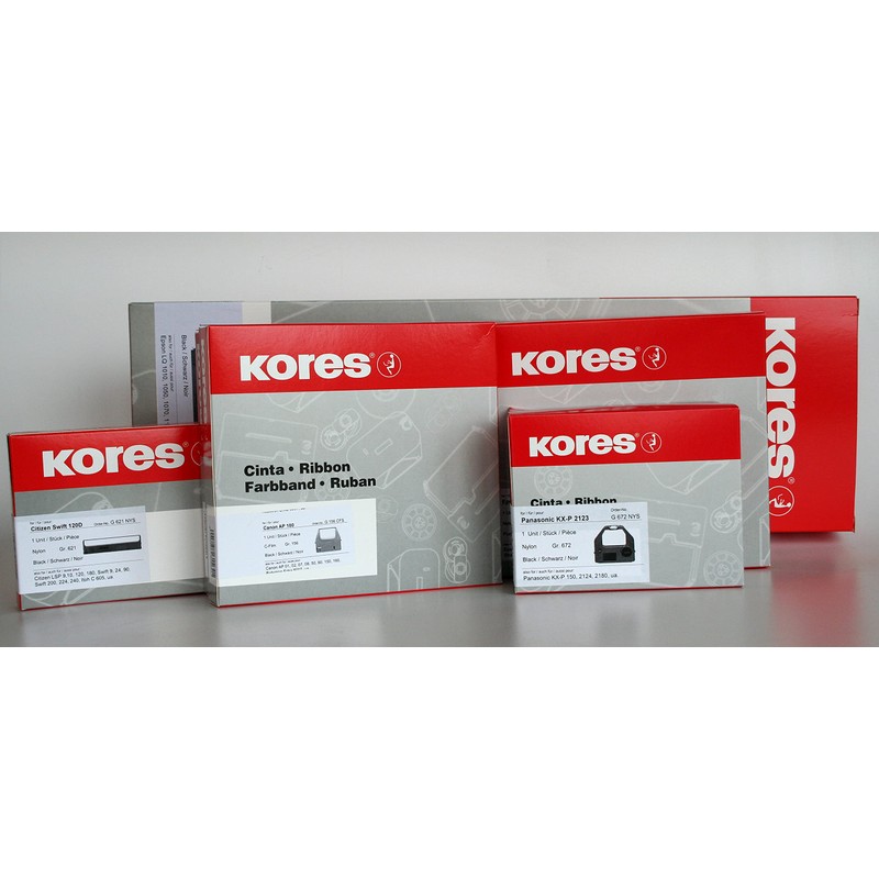 Kores G658NYS"Black Ink" Nylon Ribbon for Epson LQ 100