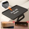 Lifewit Plastic Rotating Couch Armrest Table, Adjustable Sofa Arm Clip