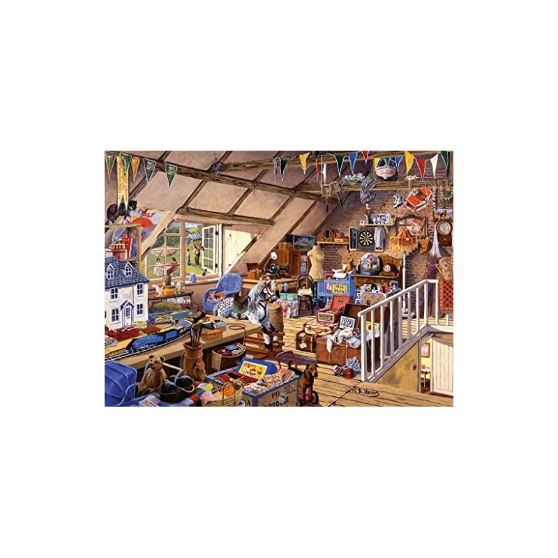 Ravensburger Puzzle 13709 - Grandmother Attic - 500 Pieces Puzzle
