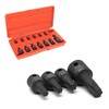 NEIKO 10281B Impact Torx Bit Socket Set, 1/4", 3/8" and