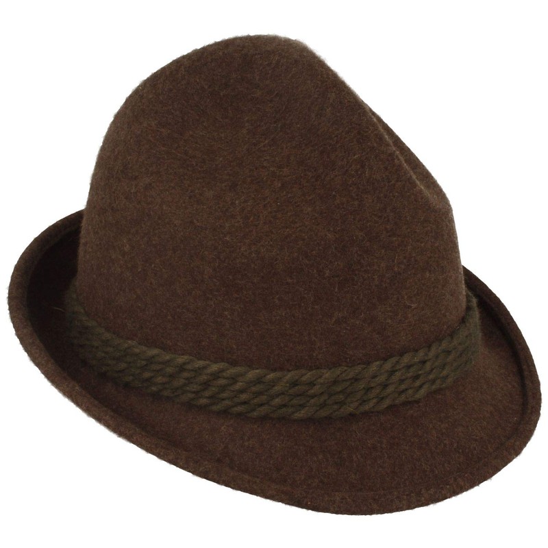Breiter Original Men's Traditional Hat, Felt Hat, Hiking Hat, Pointed