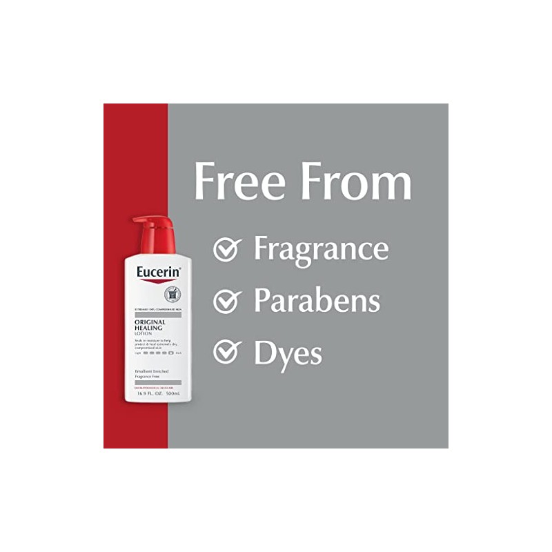 Eucerin Original Healing Rich Lotion, 16.9 Ounce