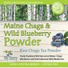 Maine Chaga & Wild Blueberry Tea Powder - Herbal Superfood