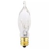 KOR 12 Pack 7.5W CA5 Candelabra E12 Base 120V Flame