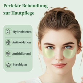 Inexorablex Avocado-Augenpads 60 PCS, Hyaluron-Augenpads Gegen Augenringe und Augenfalten