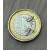 Double Sided Coin King Charles One Pound Version - Tails