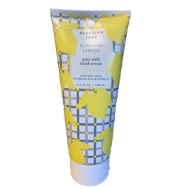 Beekman 1802 Goat Milk Hand Cream-3.4 oz-Sunshine Lemon NEW