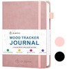 JUBTIC Mood Tracker Journal, Mental Health Journal for Women, 100-Day