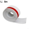 Garage Door Seal, 5M Multipurpose Rubber Seal Strip, Soundproof, Windproof,