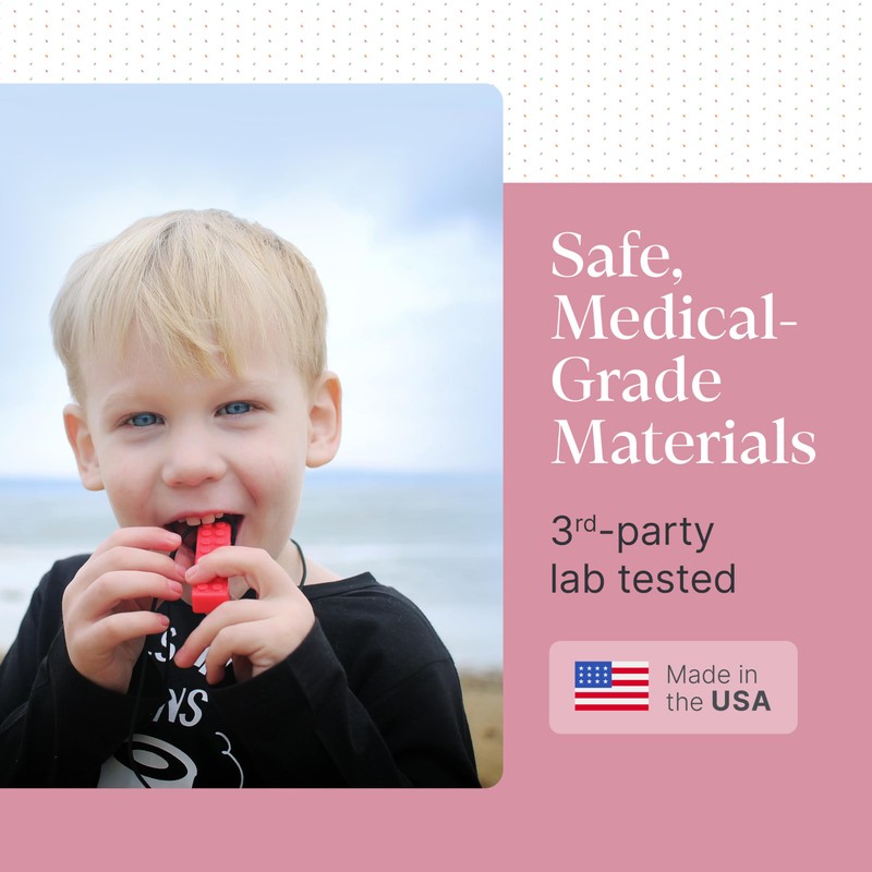 ARK Brick Stick, Chew Necklaces for Sensory Kids and Adults,