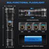 BengMxj Rechargeable LED Flashlights,4000LM High Lumens Tactical Flashlight with Zoomable