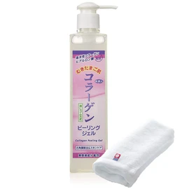 Azuma Shoji [With Imabari Towel for Price] Wheat Egg Skin Collagen Peeling Gel, 9.1 fl oz (270 ml), Skin Care, Travel Beauty Peeling