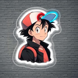 Bulbasaur Neon Signs for Wall Decor, USB Powered for Bedroom Bar Store Birthday Party Man Cave Christmas Supply Gifts Lighting Home Outdoorfun:_Ketchum