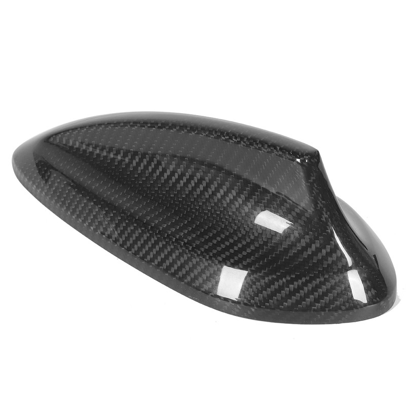 Universal Dry Carbon Fiber Shark Fin Antenna Cover Fit for