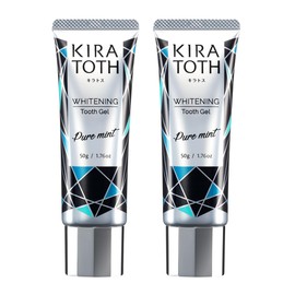 KIRATOTH Enzyme Charcoal Whitening Toothpaste, Bad Breath Care, W Whitening Coat, Made in Japan (2 Pack)