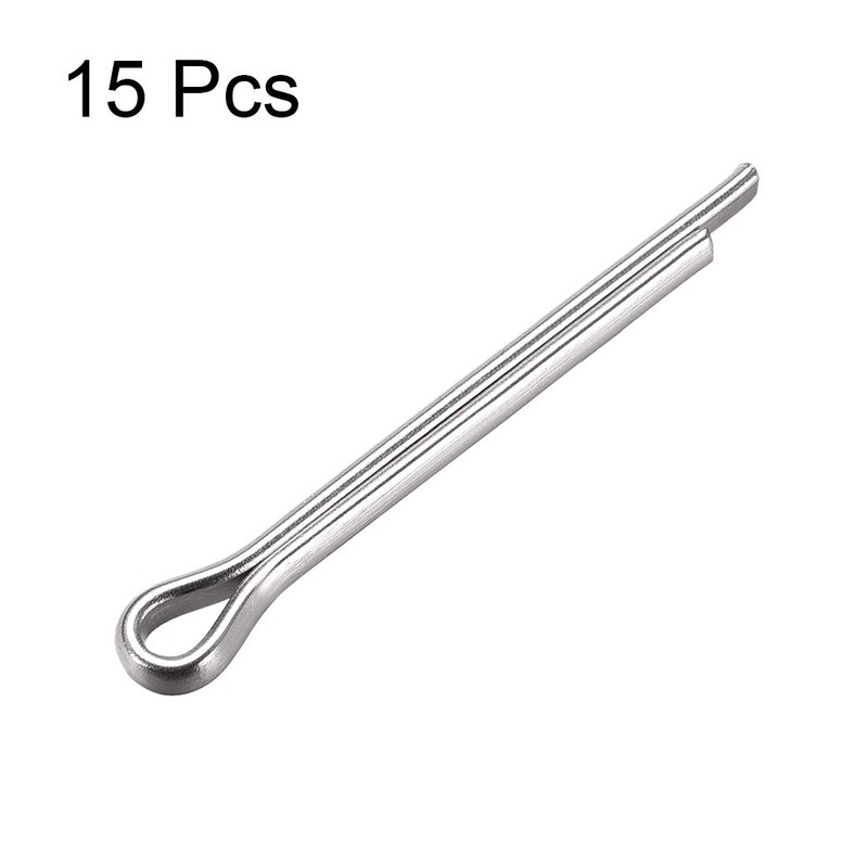 sourcing map Split Cotter Pin - 4mm x 35mm 304