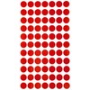 Stickers Red 15mm Round Stickers - 1.5cm Sticky Dots 770