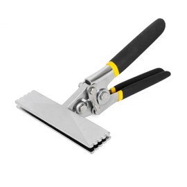 6 Inch Hand Seamer Straight Jaw Sheet Metal Bender Tools, Sheet Metal Hand Seamer for Bending and Flattening Metal, Sheet Metal Bending Tool with Ergonomic Handle