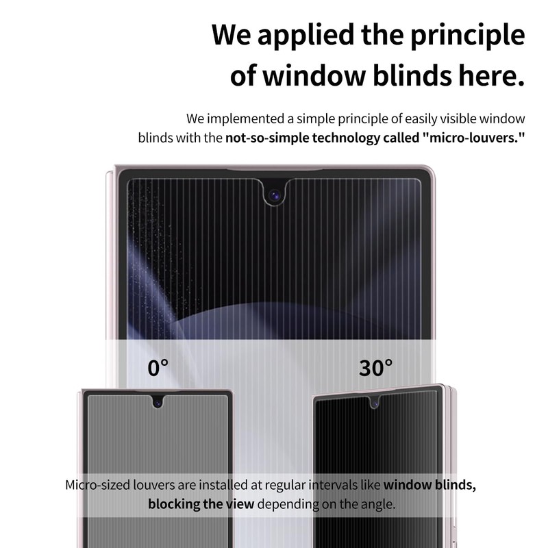 [araree] Galaxy Z Fold6 Compatible Glass Film (2 Pieces), 9H