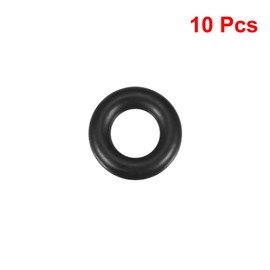sourcing map 10 Pieces O-Rings Seal Metric 10mm x 18mm x 4mm Nitrile Rubber Sealing Ring for Cream Dispenser Pool Pump Quick Coupling Coffee Cup