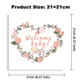 CARGEN 2 Sheets Pregnancy Temporary Tattoos Baby Belly Tattoos Heart-Shaped Wreath Baby Welcome Gifts Cute Photography Props