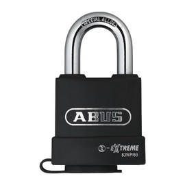 ABUS 83 WP/40-lucchetto in Tempered Steel, with Cylinder, Blue and Nano Coating Protect 63 mm