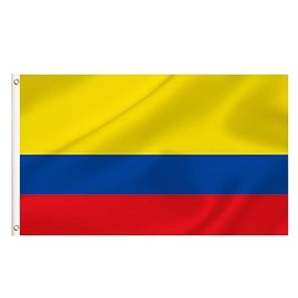 LARGE Colombian Flag, 3x5Ft Columbia Flags Banner For Indoor Outdoor Decoration of Canada Yards.Parade Or Express Mood
