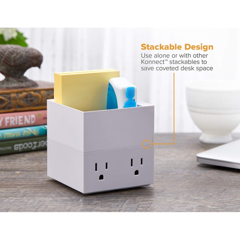 Bostitch Office Konnect Desk Organizer Accessory Tray, Stacks for Desktop