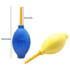 6 Pcs Silicone Air Blower Blowing Ink Air Blower for Card Making Dispersing Blowing Dust Removal Ash Removal Gas Blowing Hand Held Cleaning Tools for Cameras,Watch, Cell Phone, Lenses Cleaning