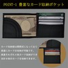 G.GAGLIANO Crocodile-Embossed Genuine Leather Bi-fold Wallet, Money Holder, Coin Purse,