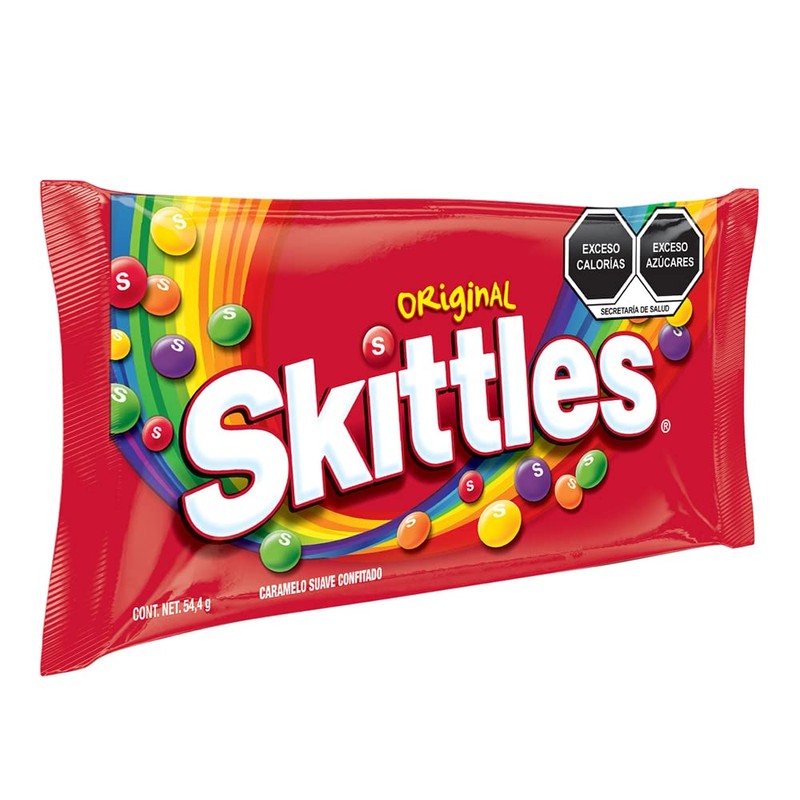 Skittles Dulces caramelo suave original 10 piezas de 54.4g -