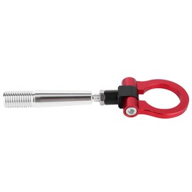 Gancho de Remolque para Tornillo de Estilo JDM en Pista Anillo de Remolque de Carreras Apto para Ganchos de Remolque FX35 FX45 FX50 QX70 Este Accesorio de Parachoques para (Rojo) gancho de remolquepar