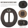 HAIBEIR Wood 4 Way Hat Stretcher Adjustable Turnbuckle & Heavy-Duty