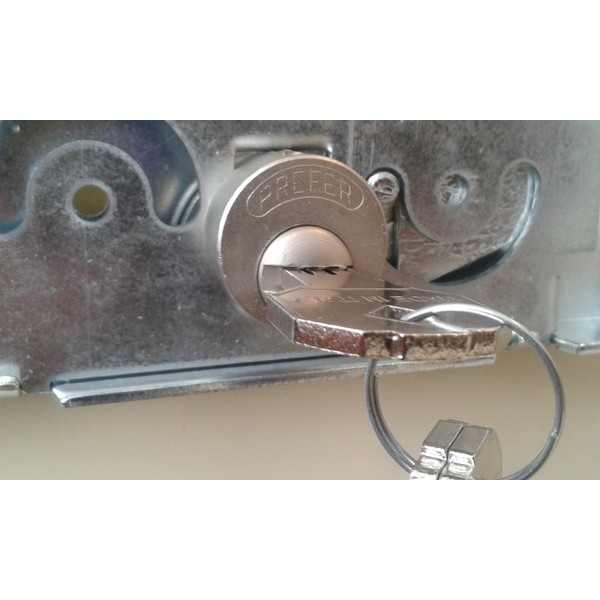 PREFER S211 (Italy) Roller Shutter Garage Door Lock With 2 Dimple Keys