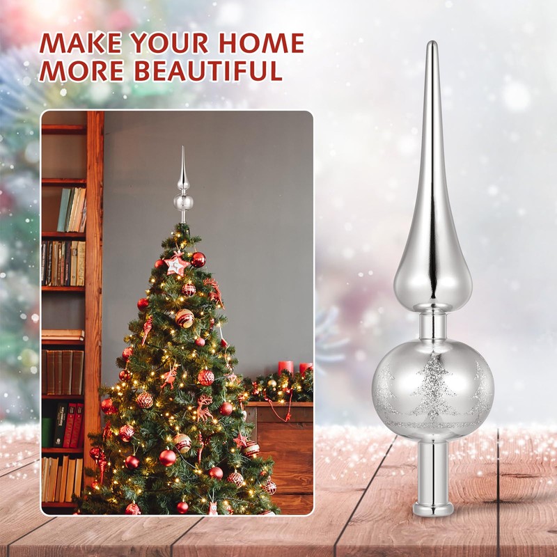 STOBOK Christmas Tree Topper Christmas Tree Topper Blown Xmas Tree