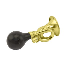 Lowrider Bike Bugle Horn 7 1/4 Gold Bike Parts