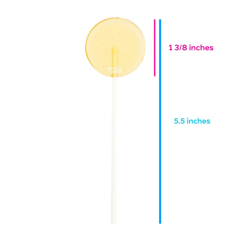Sparko Sweets Natural Honey Lollipops, 18 Pieces, Handcrafted in USA,
