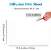 Lighting Diffusion Sticker 3 PCS Sheet 7.8x11.8inches Soften Light Dimming