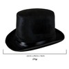 ZANGOC Top Hat Black Velour for Adults – Elegant Black