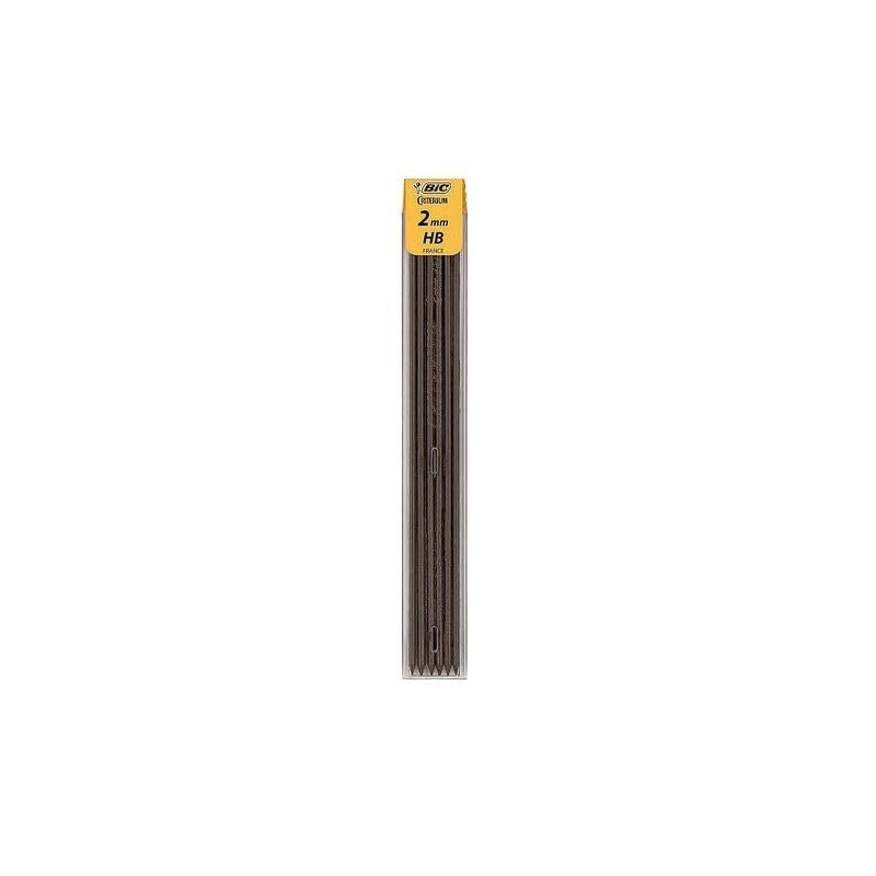 BIC Conte Pack of 6 Pencil Leads 2 mm Hi-Polymer