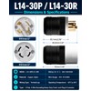 Yomiuwo 1 Pack NEMA L14‑30P Locking Plug 30 Amp Male 30A
