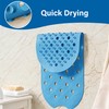 SelfSuite Rubber Bathtub Mat Shower Mat Non-Slip, 31x14 Inch, Bath