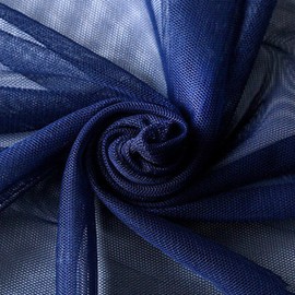 160 cm x 5 m Tulle Fabric Tulle Ribbon Tulle Decorative Fabric for Wedding Birthday Christmas Party Decoration Sewing Bridal Veils Wedding Dress Table Runner Tutu Skirts Gift Bow, Navy Blue