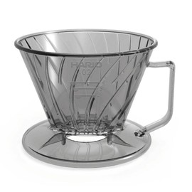 HARIO MA-432 Bestco Coffee Dripper with Memory 02, Clear Gray, For 2-4 People, Trapezoid Shape, Dishwasher Safe