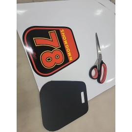 amf,evel knievel AMF Showdown 78 Bicycle BMX PLATE and Decal Only Huffy Reproduction