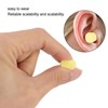 120pcs Sleeping Ear Plugs Noise Reduction Slow Rebound Sponge Expandable