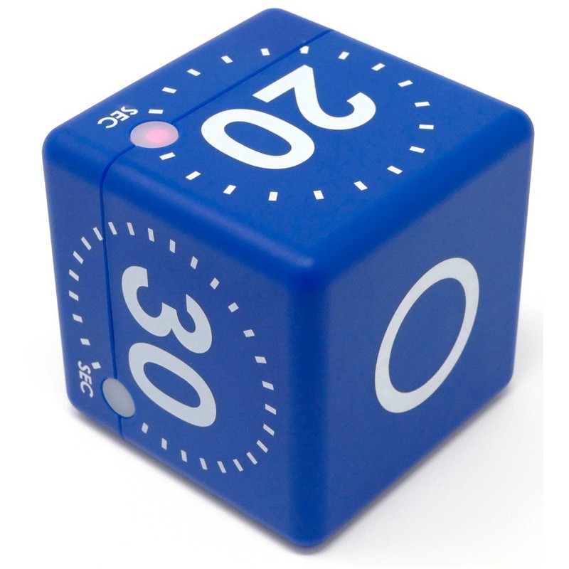TFA CUBE Timer Digi W rfel-Timer, blau