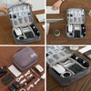 BLOOPIC Gadget Case, Travel Pouch, Highly Waterproof, 3 Layer Mechanism,