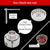 DEEFIINE 4 Inch Wood Lathe Chuck Set 1" x 8