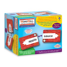 Mind Sparks WordWall Challenge Card Game, Compound Words, 3-1/2" x 2-1/2", 300 Cards